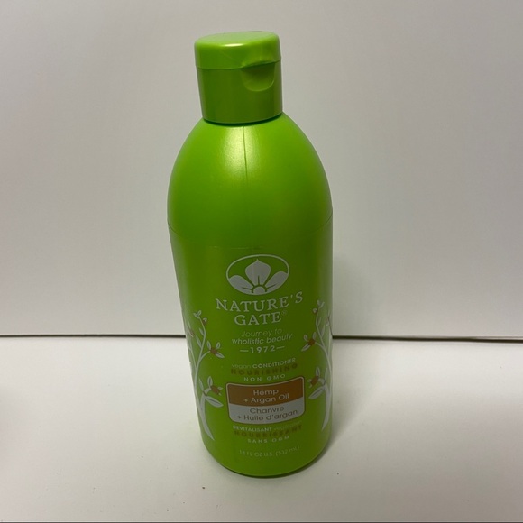 Nature's Gate Hemp And Argan Oil Nourishing Conditioner Non-GMO Vegan 18 OZ HTF - Picture 1 of 2